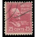 Used 829 25c William McKinley Average Plus M08110