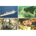 Admiral Cruises SS EMERALD SEAS Company Postcard