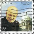 MALTA, Saint Gorg Preca, blue 2007, 8c, #2