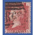 GB QV 1864 1d RED PLATE 170 JA SG43/44 GU