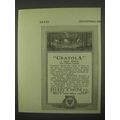 1922 Binney & Smith Crayola Crayons Ad - Quick ...