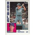 1984 Topps baseball card 219 Joe Simpson