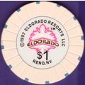 Eldorado. $1 Casino Chip. Reno, NV. I78.