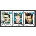 Cuba N° 3974 3977 3981 OBLITERE ( USED )