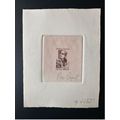 France 1972 YT 1708 Epreuve d'artiste Proof Edo...