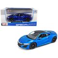 2018 Acura NSX Blue with Black Top 1/24 Diecast...