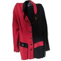Vintage 90's Womens Paul Harris Black & Red Ski...