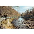 D102514 River Derwent. Borrowdale. Cumberland. ...