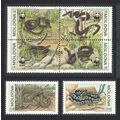 Moldova Snakes Protected Animals Fauna WWF 6v 1...
