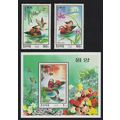 Korea Mandarin Ducks 2v+MS 2000 MNH SG#N4059-MS...