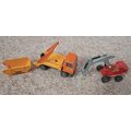 matchbox super kings bedford skip hire truck an...