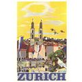 Max Hunziker Plakat Birds Zurich 1957 Switzerla...