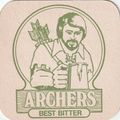 BEER MAT - ARCHERS BREWERY - BEST BITTER - (Cat...
