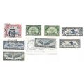 USA 1920 AIRS & HUGENOT 8 STAMP CUSTOME REQUEST...