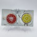 MCM Higgins Art Glass Pocket Watch Paperweight ...