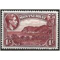 Montserrat 1938 SG108 1/- Lake Perf 13 Mounted ...