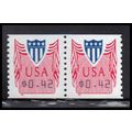 CVP33 42c Shield Very Fine MNH Pair PA5076