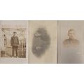 Military Soldier Sailor Smoking A Pipe 3x Old R...