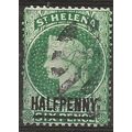 St Helena 1884 SG34 1/2d Emerald Green Wmk Crow...