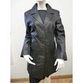 Impero Genuine Italian Leather Black 3/4 Length...