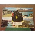 multiview, LOCH LOMOND, SCOTLAND used postcard ...