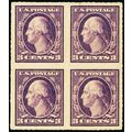 483 Var, Mint VLH 3¢ "Wilson" Private Perf Bloc...