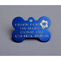 CHELSEA DOG TAG I BARK FOR THE BLUES PERSONALIS...