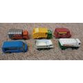 Six commercial vehicles ice cream dustcart bp t...