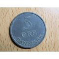 Denmark 1959 5 Ore Coin