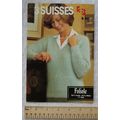 Vintage: 3 Suisses pattern 345 V-neck rib sweat...