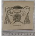 1860s engraving - cardinal's hat, etc.