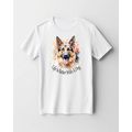 GERMAN SHEPHERD PRINTED T SHIRT -SUBLIMATION T ...