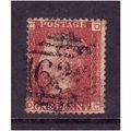 GREAT BRITAIN 1858-79 QV SG44 1d RED BROWN PLAT...