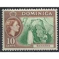 Dominica 1954 SG150 10c Green & Brown Unmounted...