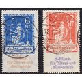 GERMANY REICH [1922] MiNr 0233-34 ( O/used )