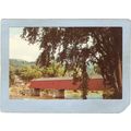 CT West Cornwall Covered Bridge Postcard Bridge...
