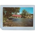 CT West Cornwall Covered Bridge Postcard Bridge...