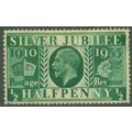 GREAT BRITAIN - 1935 Silver Jubilee - 1/2d gree...