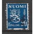 FINLAND 1930 LION 20M BLUE SG 442 FINE USED