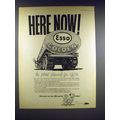 1959 Esso Golden Petrol / Gasoline Ad - Here Now