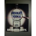 1987 Absolut Vodka Ad - Absolut Clarity - Magni...
