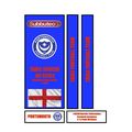 Tabletop Football Subbuteo Box Label Portsmouth...