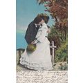 Kissing On Neck French Antique Victorian Edward...