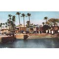 Village Of Badrachein Antique Egypt Postcard