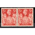 Sg477 5s Red pair P.O.Fresh Mint never hinged (...