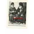 Turkish Elders Spinning, Cyprus, Book Illustrat...