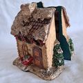 Vintage HINGED Christmas Eve HOUSE Decoration D...
