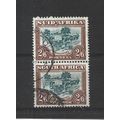 SouthAfrica.SG122 2s 6d Ox-Wagon Pair.Fine Used...