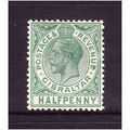GIBRALTAR 1927 1/2d GREEN SG 89 M / MINT