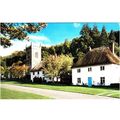 Colour Postcard - Milton Abbas village Dorset (3)